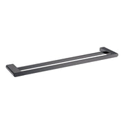 VOG Series Gun Metal Grey Double Towel Rail 800mm