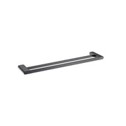 VOG Series Gun Metal Grey Double Towel Rail 600mm