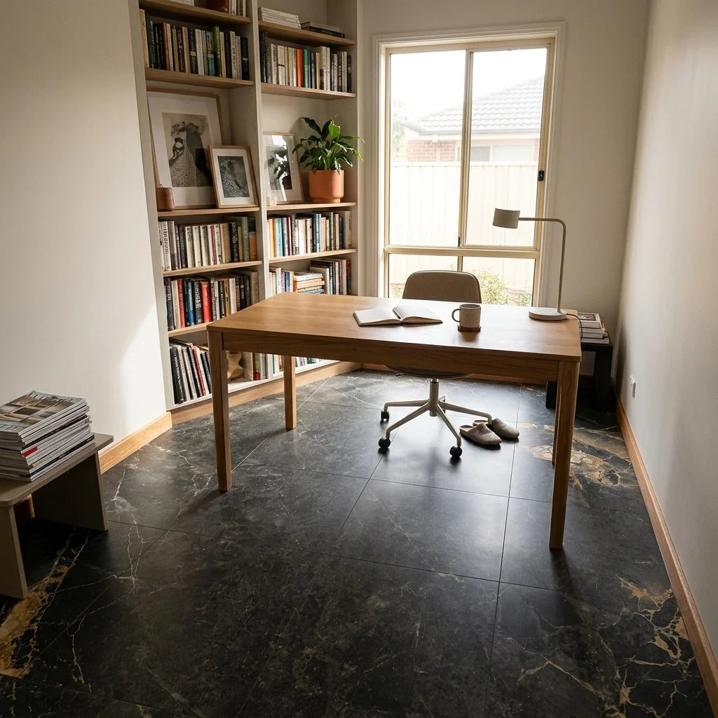 BHF323 ECLIPSE BLACK MATT 600X600 — study / home office