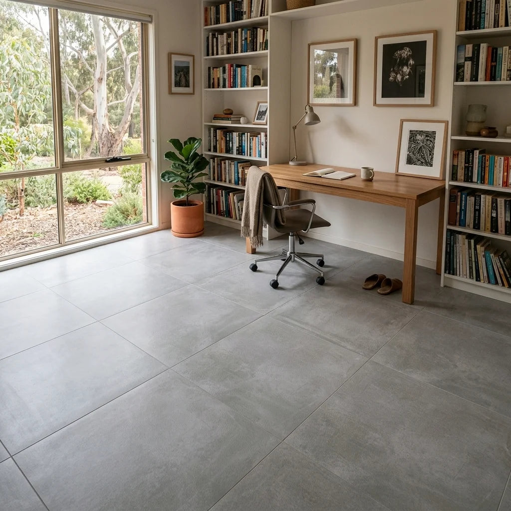 BT991 NINA GREY 600X600 MATT — study / home office
