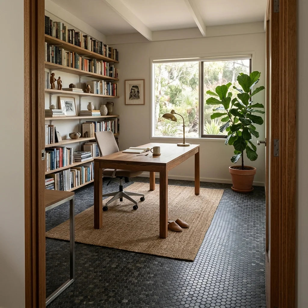 BT667 CLARA DARK GREY MATT — study / home office