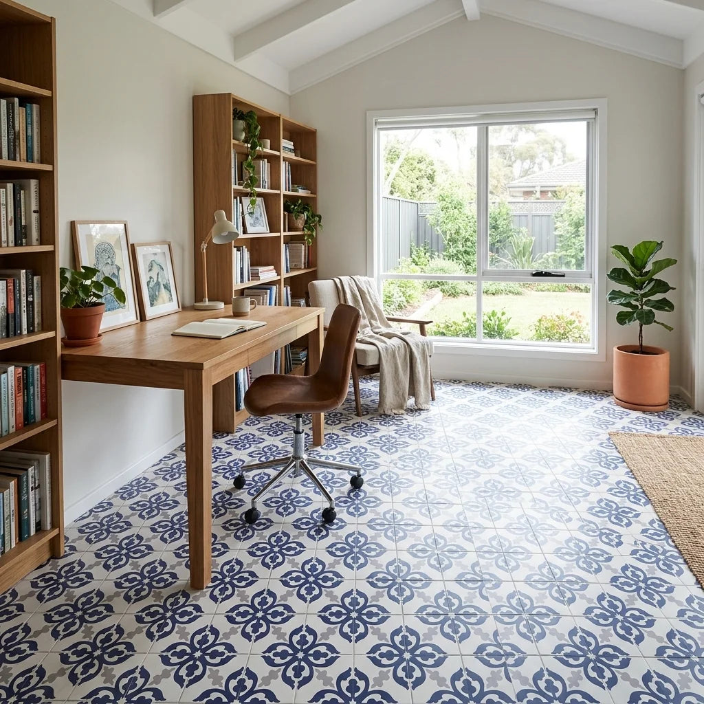 BT3308 RICHMOND SHELLEY 200X200 MATT — study / home office