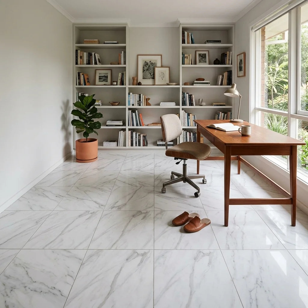 BT4012 GIRGIO PERLA MARBLE 600X600 POLISHED — study / home office