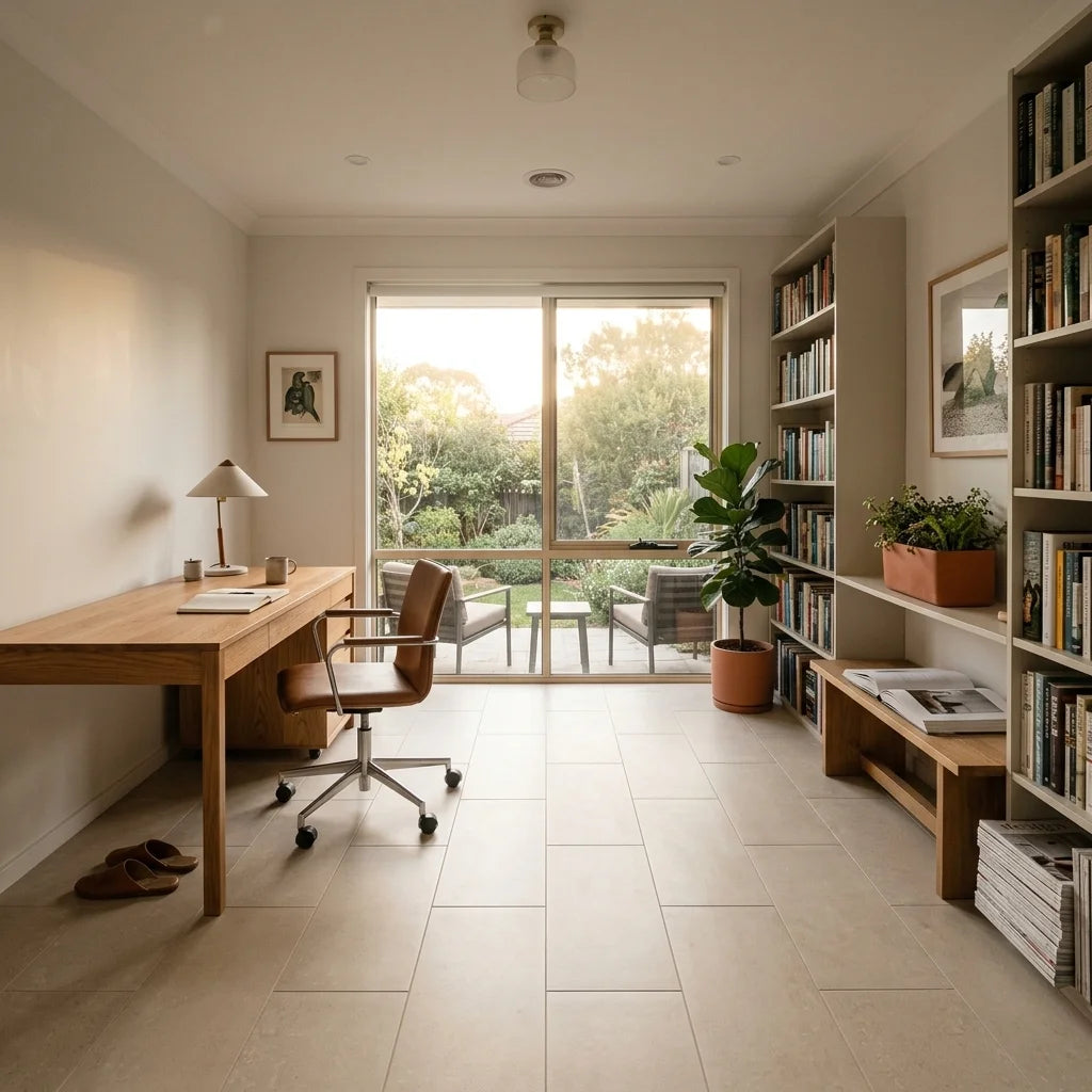 BT989-3 NINA BEIGE 300X600 MATT — study / home office