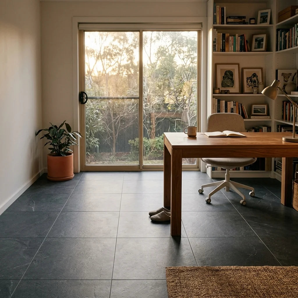 BHCV16 EASY COAL 600X600 LAPPATO — study / home office