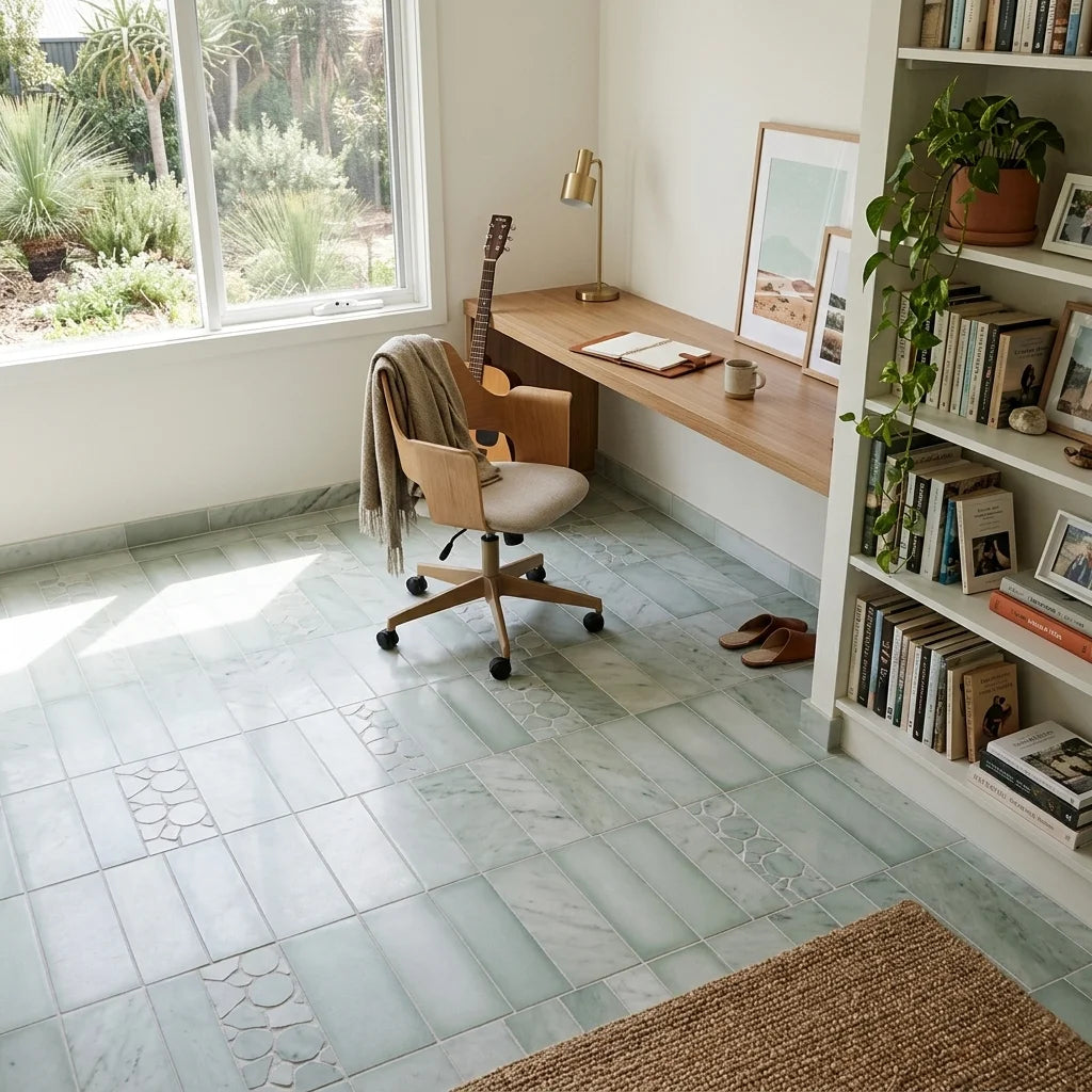 BT3387 ONYX VERDE POLISH 200X603 — study / home office