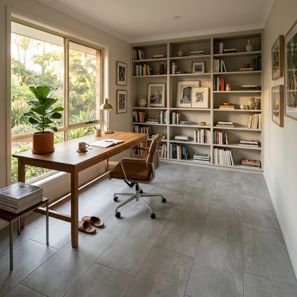 BT991-3 NINA GREY 300X600 MATT — study / home office