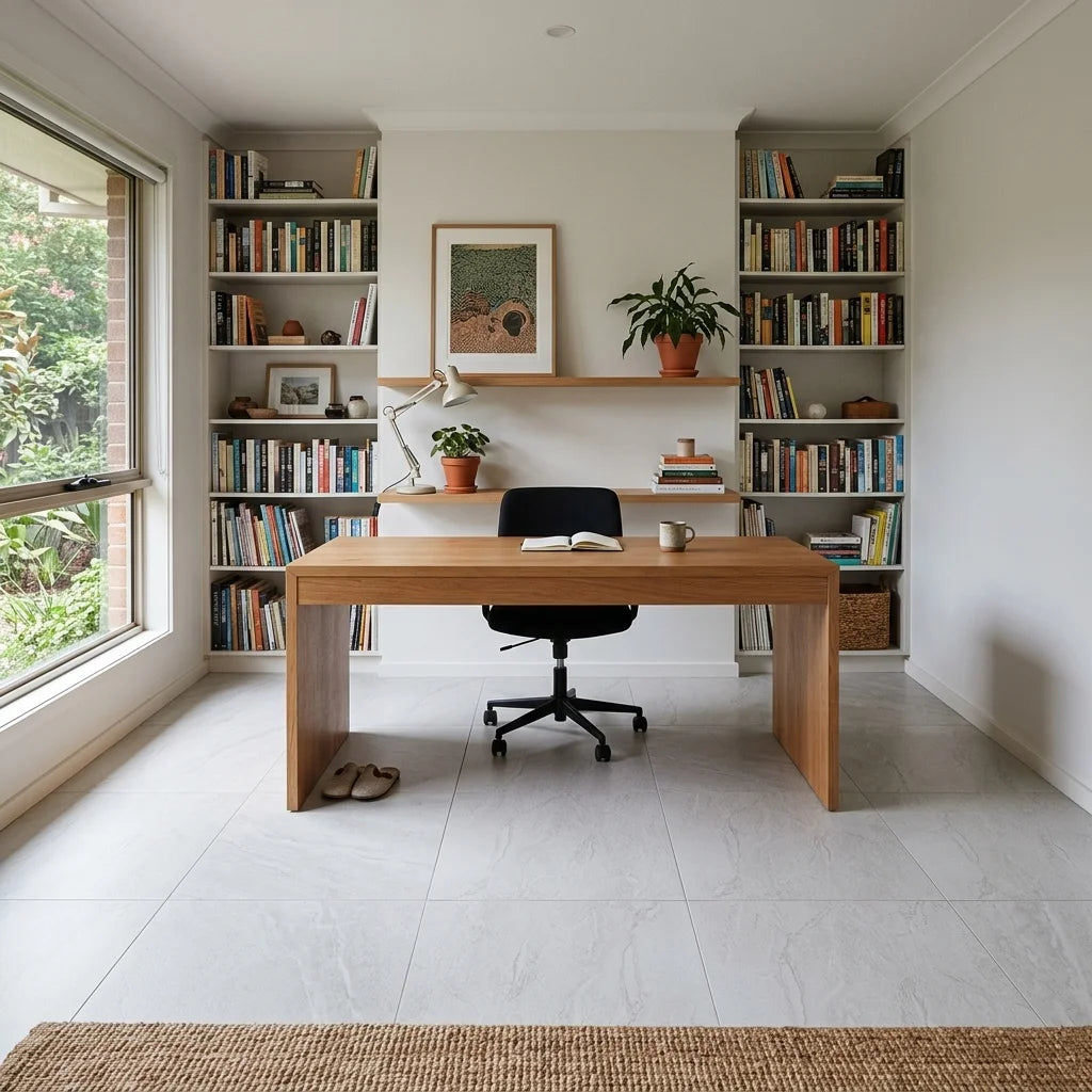 BT761 SEASHELL 600X600 SATIN — study / home office