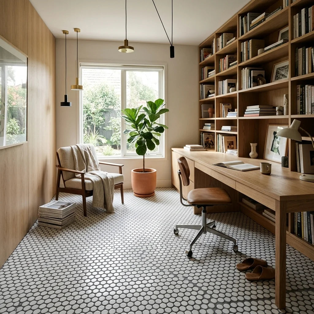 BT1160 ANTIQUE BEIGE DOTS 285*307 — study / home office