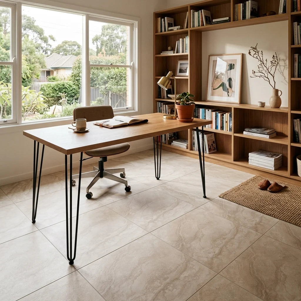 BHF312 GLACIER BEIGE MATT 600X600 — study / home office