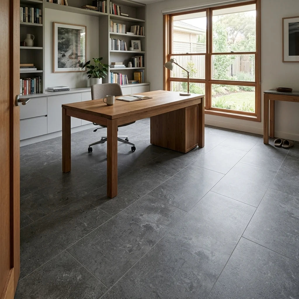 BHCV137 Sea Dark Grey 600 X 1200MM Matt — study / home office