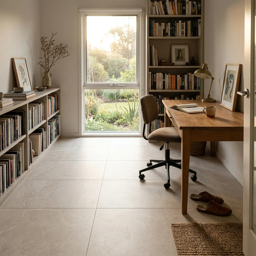 BHCV28 EASY SAND 600X600 LAPPATO — study / home office