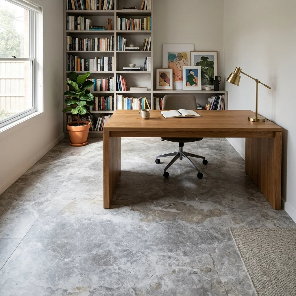 BHCS111 / BT4038 TUNDRA GREY 600X1200 SMOOTH GRIP — study / home office