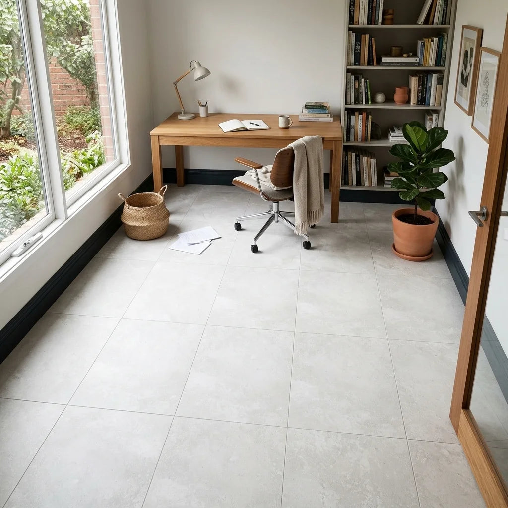 BT3404 TIMELESS WHITE 600X600 MATT — study / home office