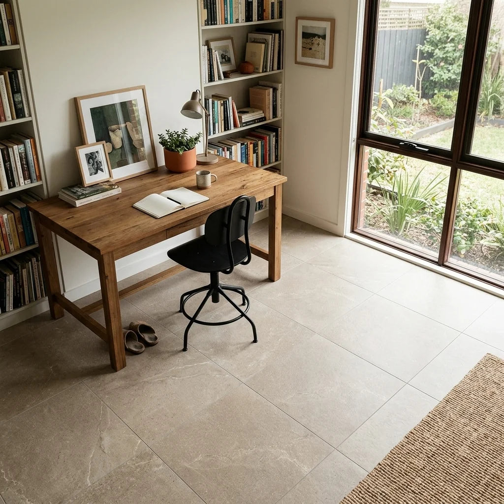BT3443 MARINO BROWM 600X600 MATT SMOOTH GRIP — study / home office