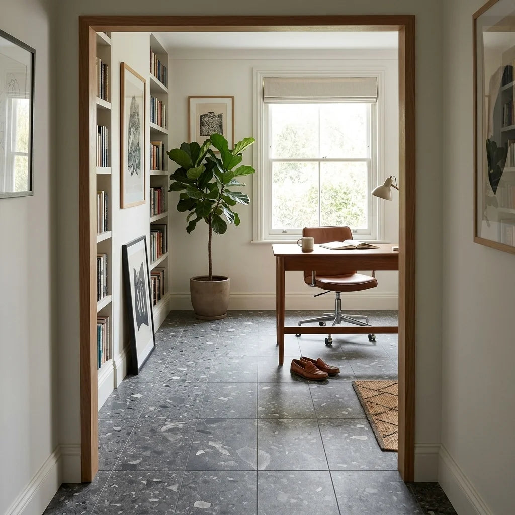 BT1132 BEACH DARK GREY 6X12 MATT — study / home office