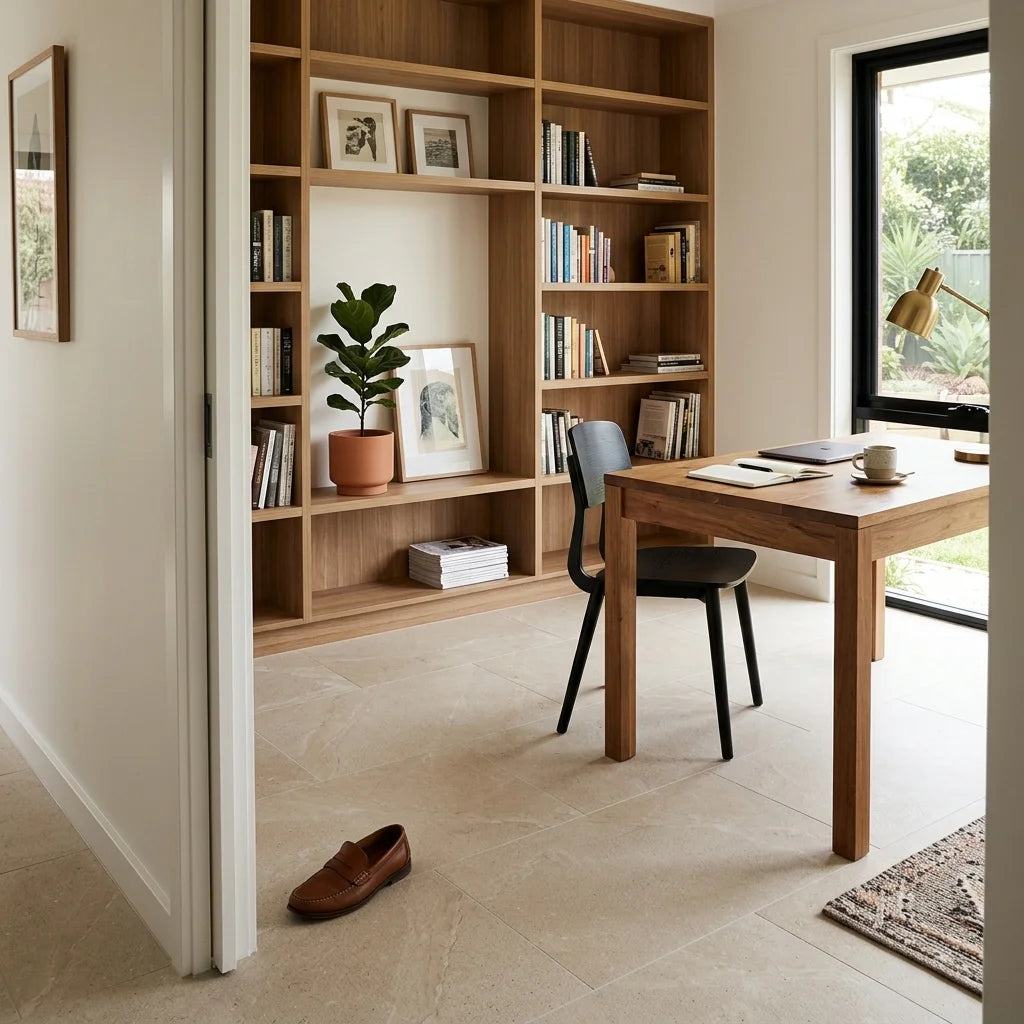 BT3449 MARINO SAND 6x6 MATT SMOOTHGRIP — study / home office