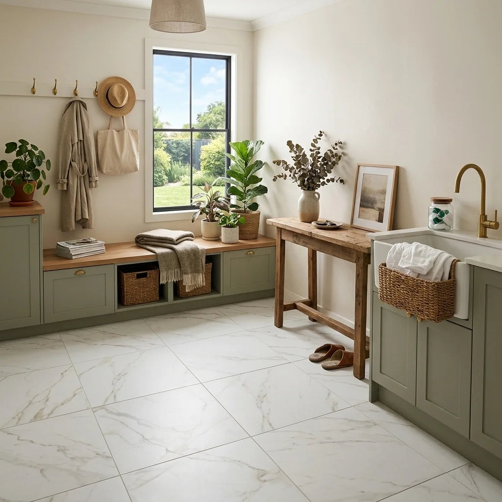 BN7047 CALCUTTA GOLD VEIN MATT 600X1200 — mudroom / laundry