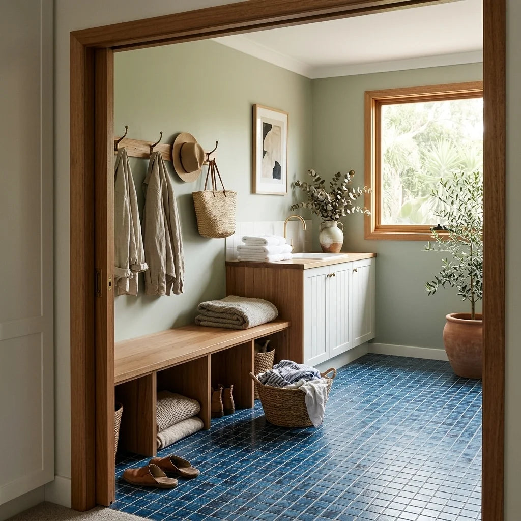BHCS70 2.5X2.5 SHARK IDENTITY — mudroom / laundry