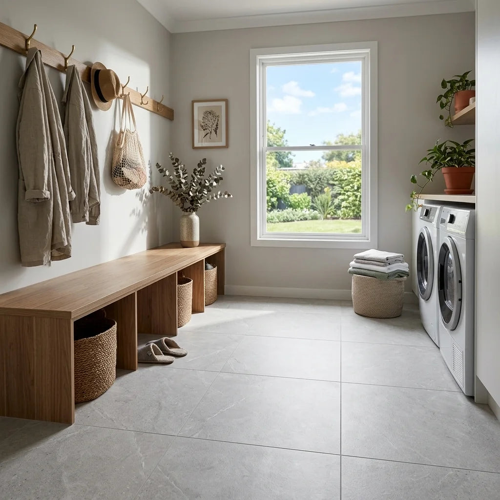 BHCV25 EASY MOON SMART-TECH 600X600 MATT — mudroom / laundry