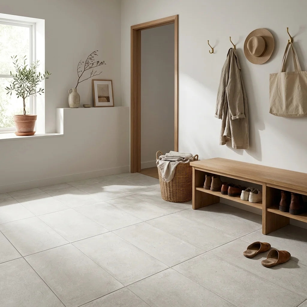 BT433-3 EARTH WHITE 300X600 MATT — mudroom / laundry