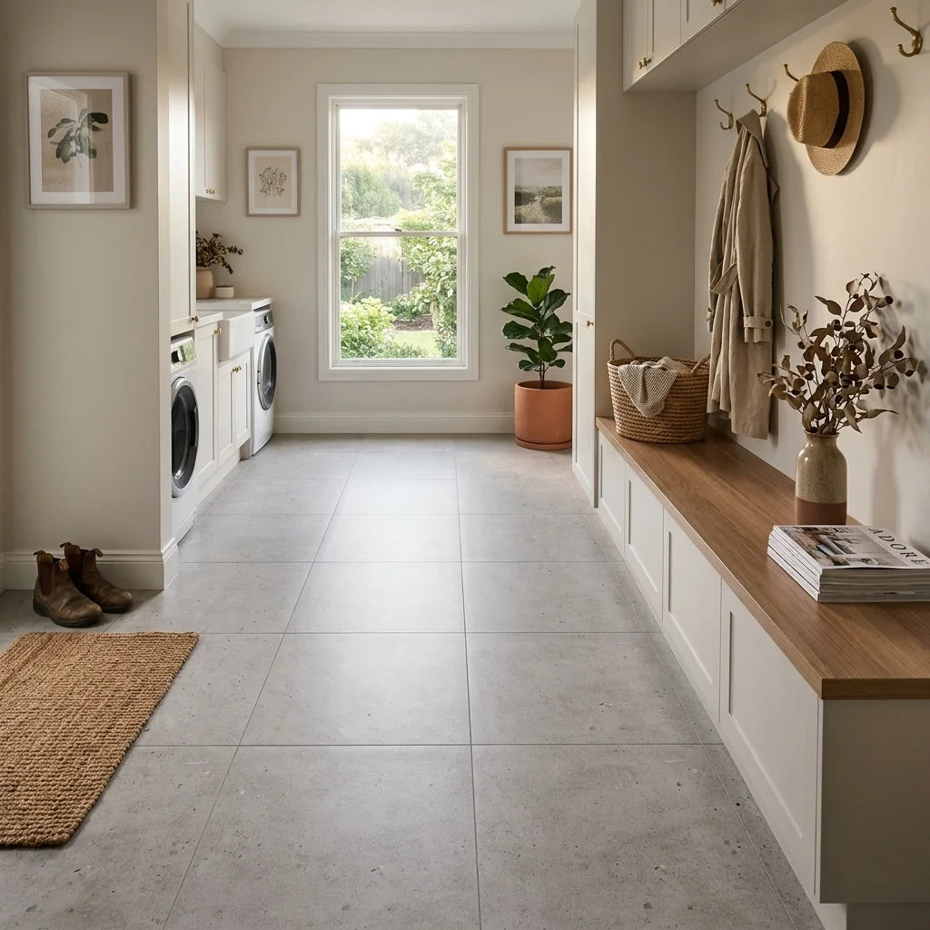 BHCV72 SPAIN ICE 600X600 MATT — mudroom / laundry