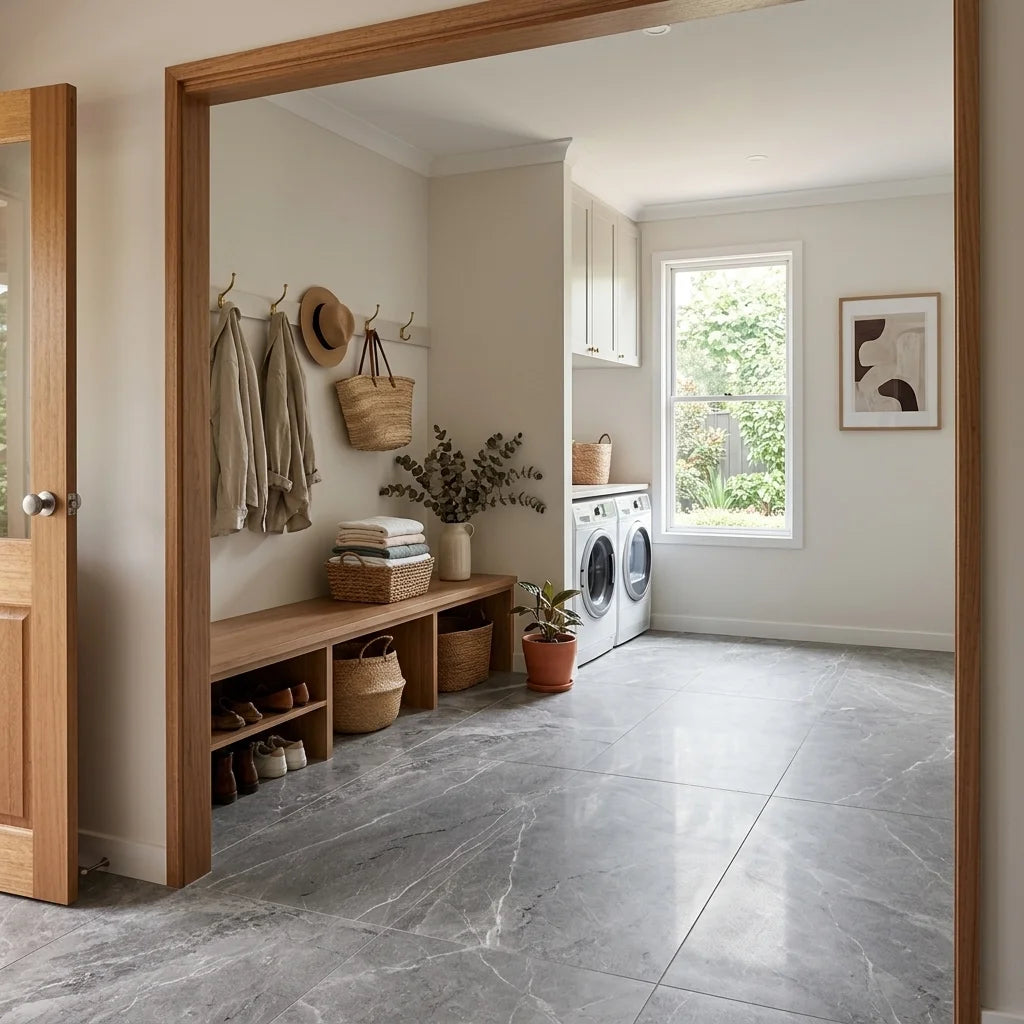 BT556 MYSTERY GREY1200X600 POLISHED — mudroom / laundry