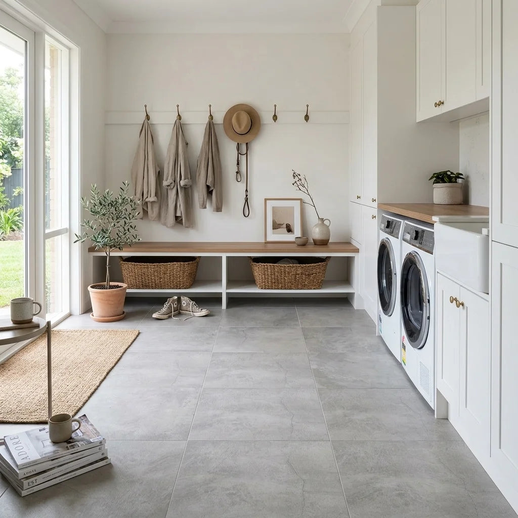 BT3418 KENSEY GREY 600X600 MATT — mudroom / laundry