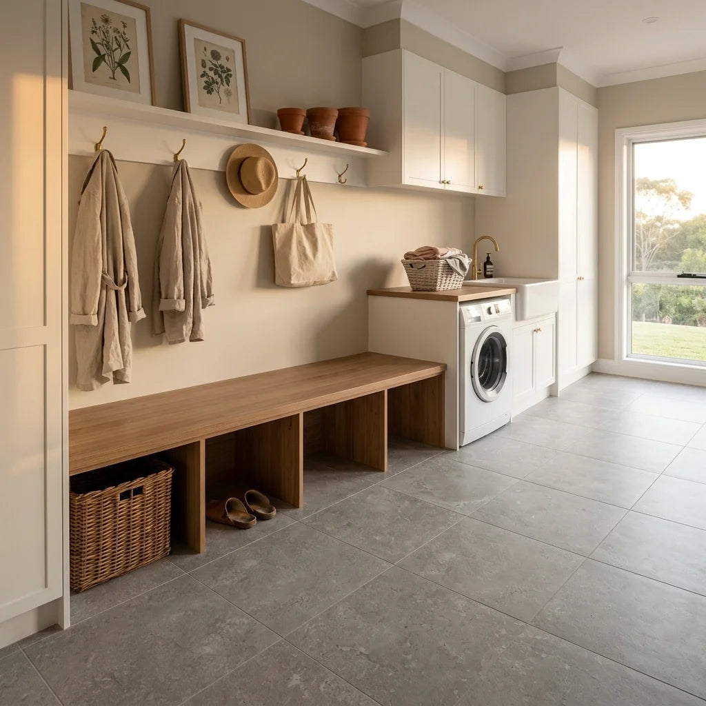 BHCS140 600X600 MATT SMOOTH GRIP — mudroom / laundry
