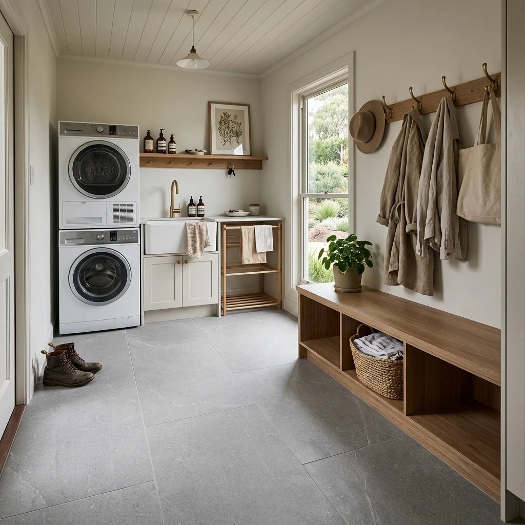 BHCV79 BERLINE GREY 1200X600 MATT — mudroom / laundry