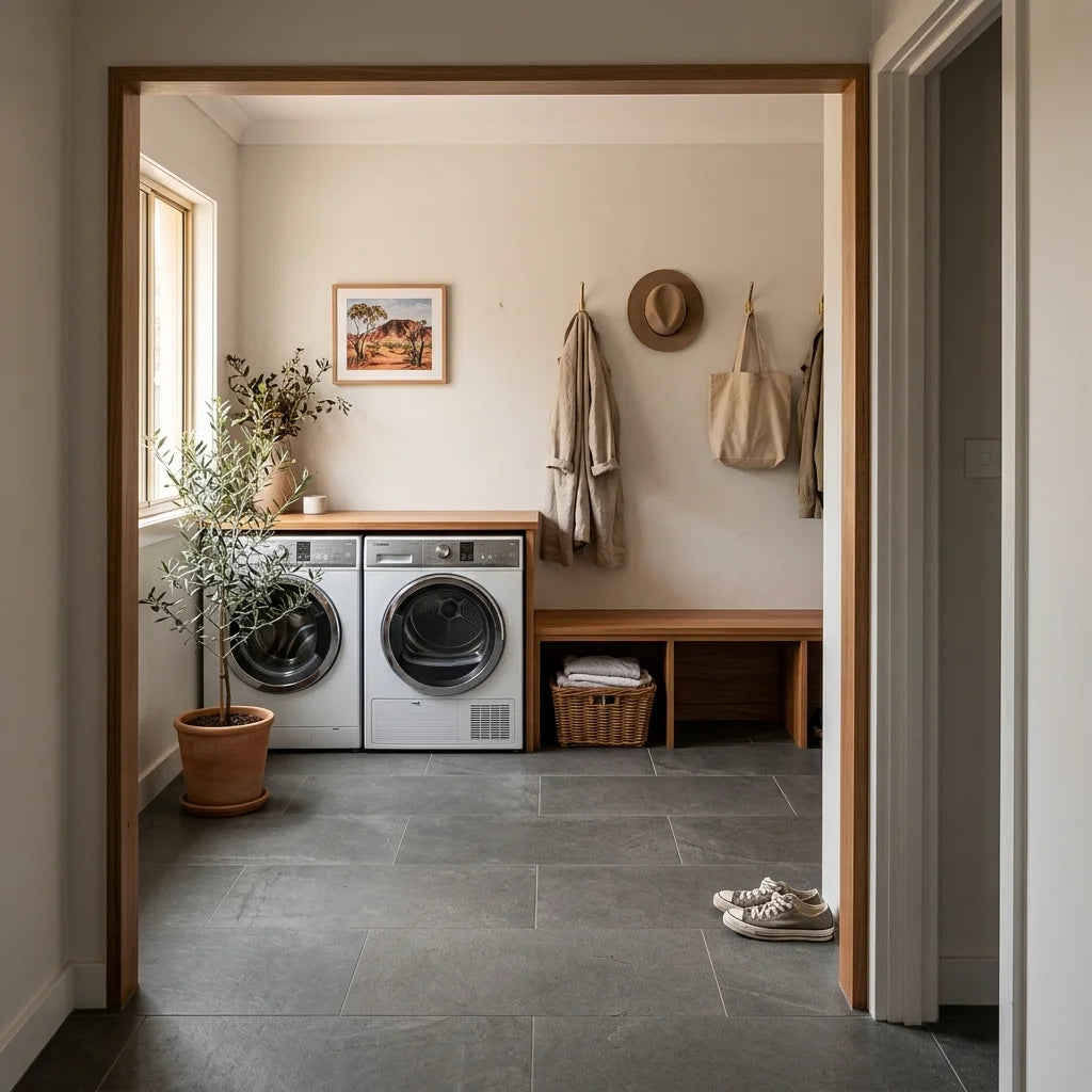 BT1182 BLUESTONE 1200X600 MATT — mudroom / laundry