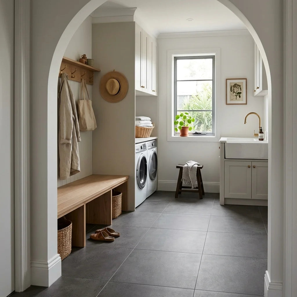 BT4031 KIARA CHARCOAL 600X600 MATT — mudroom / laundry
