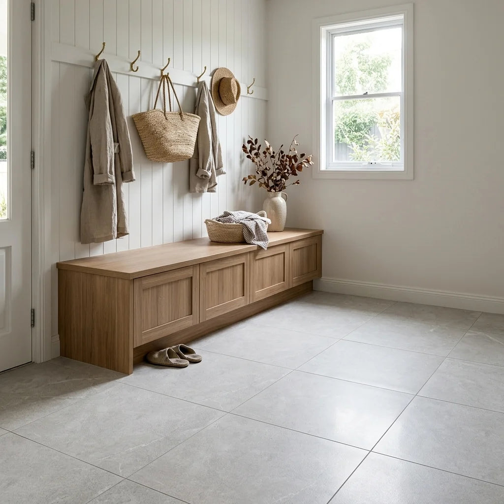 BHCV22 EASY MOON 600X600 LAPPATO — mudroom / laundry