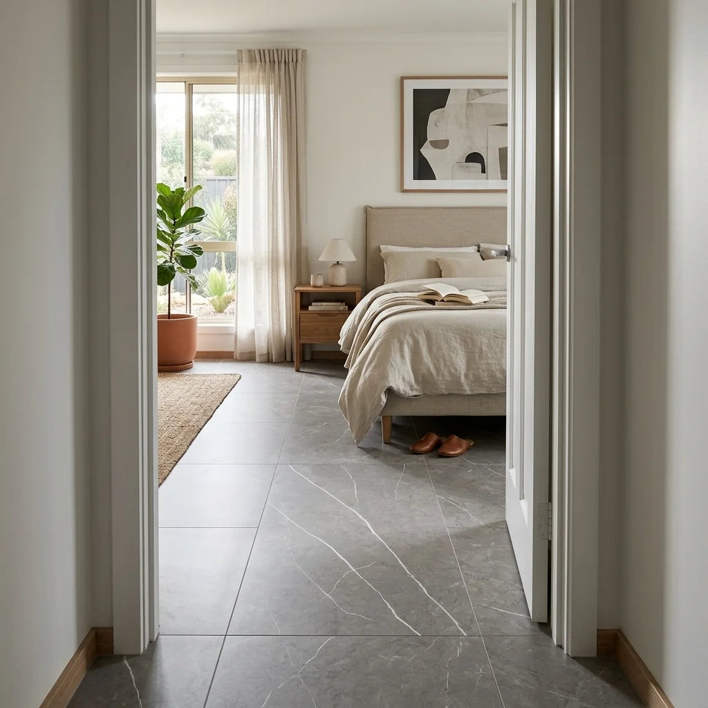 MP.STATUARIO 450X900 — bedroom