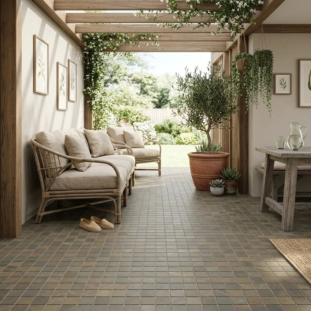 Mv. Bronze . Lap — covered patio