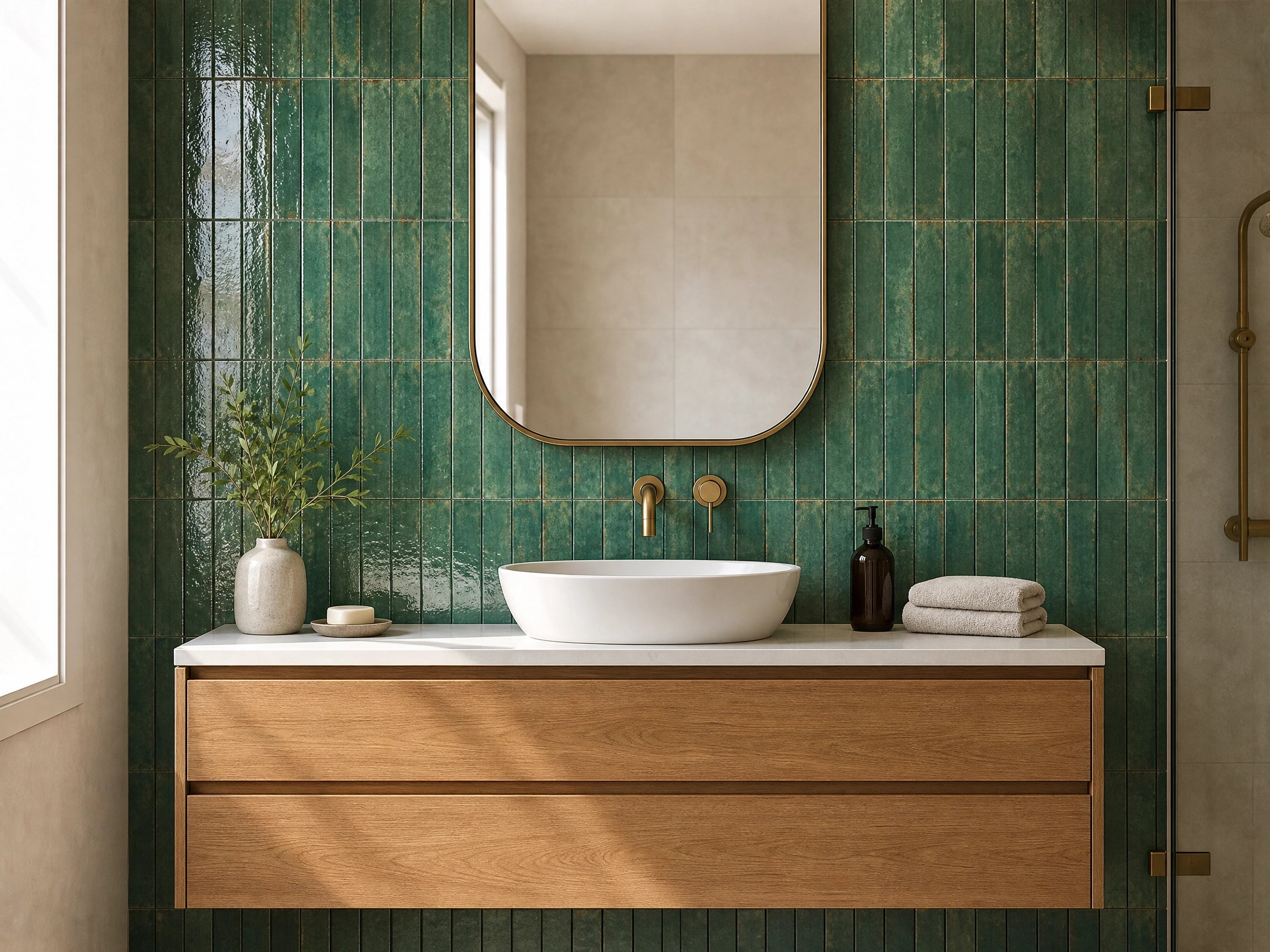BHCS158 Cartier Dark Green 60 x240 mm Gloss
