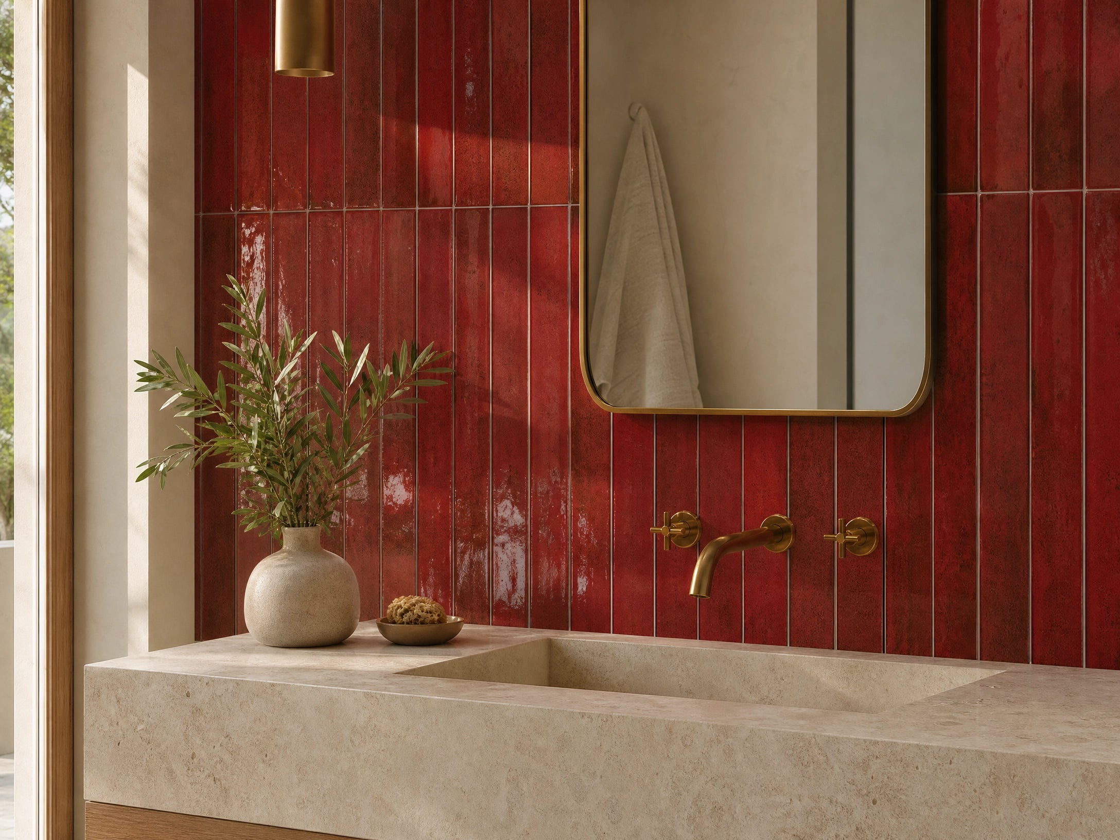 BHCS170 Cartier Red 60 x240 mm Gloss