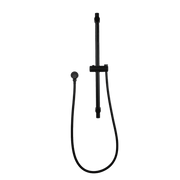 Round Black Hand held Shower Rail