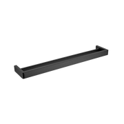 IVANO Series Square Black Double Towel Rail 600mm