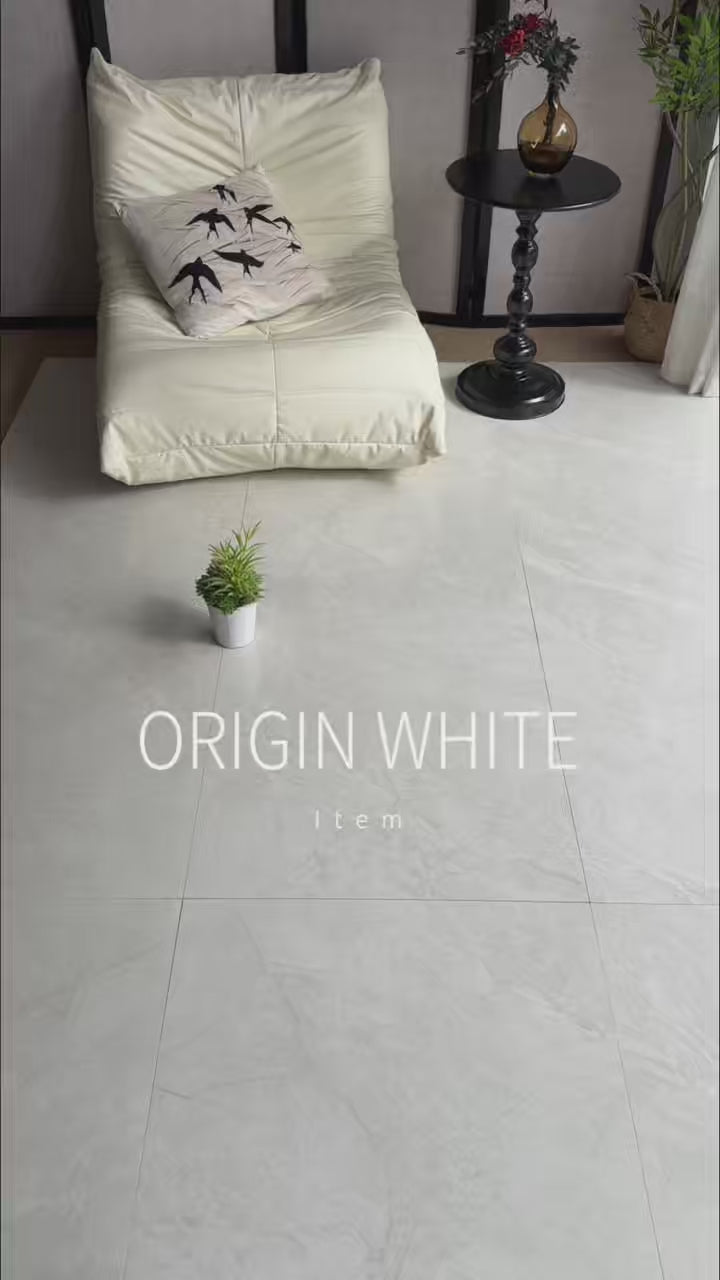Load video: BH369 Aura White 600x600 Polish