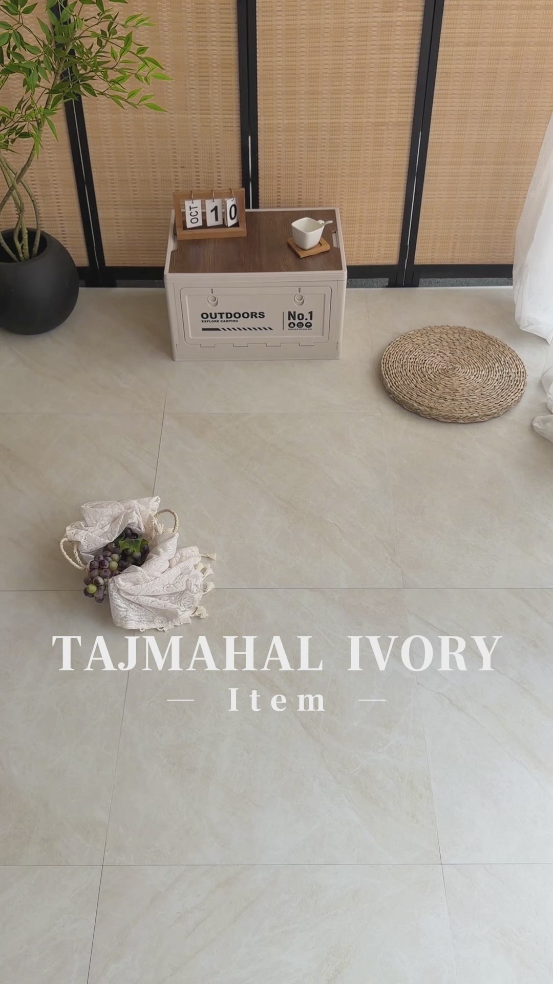 Load video: BH363 Taj Mahal Natural Stone Touch 600 x 600