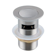 32/40mm Solid Brass Brushed Nickel Basin Pop Up Waste with Overflow