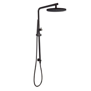 Norico Pentro 250mm Matte Black Round Handheld Shower Station