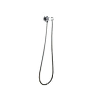 Norico Pentro Chrome Round Shower Holder Wall Connector & Hose