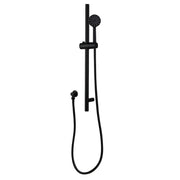 Norico Pentro Matte Black Round Handheld Shower Rail Set