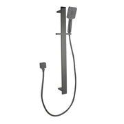 Norico Bellino Gun Metal Grey Square Handheld Shower Rail Set