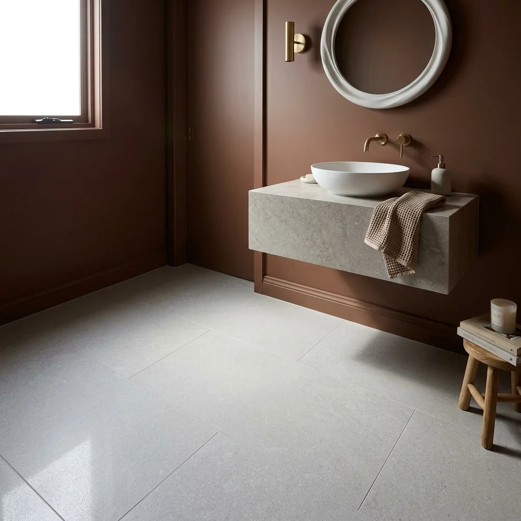 SURFACE BIANCO 600X300 LAPATTO — powder room