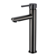 Norico Pentro Gun Metal Grey Round Tall Basin Mixer