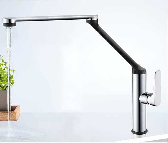 TE01 - Sink Mixer in Chrome/Black