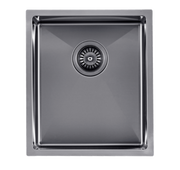 390x450x215mm 1.2mm Handmade Top/Undermount Single Bowl Kitchen Sink